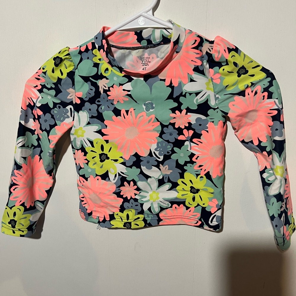 Just One You by Carter’s Floral Rashguard 4T